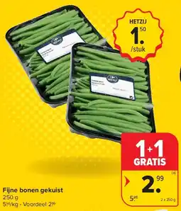 Carrefour Fijne bonen gekuist aanbieding