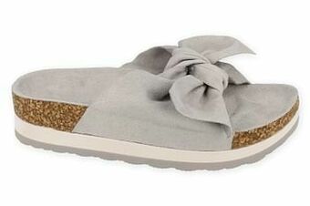 Berca Shoes Mode-Mania Muiltjes Dames - Grijs aanbieding