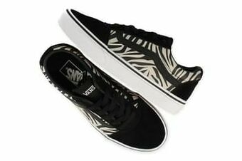 Berca Shoes Vans Sneaker Laag Dames Wm Ward Metallic Zebra - Zwart aanbieding