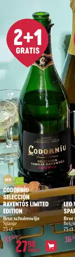 Delhaize CODORNÍU SELECCIÓN RAVENTÓS LIMITED EDITION aanbieding