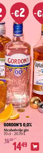 Delhaize GORDON’S 0,0% aanbieding