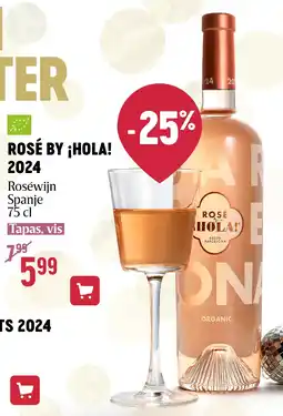 Delhaize ROSÉ BY ¡HOLA! 2024 aanbieding