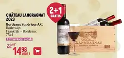 Delhaize CHÂTEAU LANGRAGNAT 2023 aanbieding
