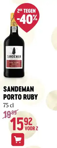 Delhaize SANDEMAN PORTO RUBY aanbieding