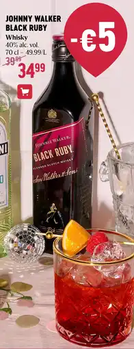 Delhaize JOHNNY WALKER BLACK RUBY aanbieding