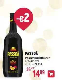 Delhaize PASSOÃ Passievruchtlikeur aanbieding