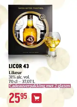 Delhaize LICOR 43 aanbieding