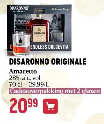 Delhaize DISARONNO ORIGINALE aanbieding