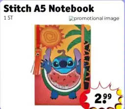 Kruidvat Stitch A5 Notebook aanbieding