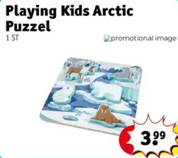Kruidvat Playing Kids Arctic Puzzel aanbieding