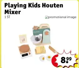 Kruidvat Playing Kids Houten Mixer aanbieding