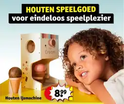 Kruidvat Houten ijsmachine aanbieding
