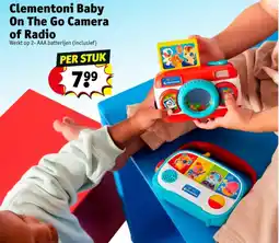 Kruidvat Clementoni Baby On The Go Camera of Radio aanbieding