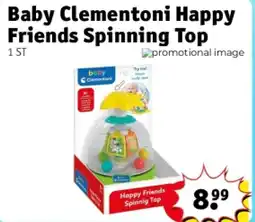 Kruidvat Baby Clementoni Hapру Friends Spinning Toр aanbieding