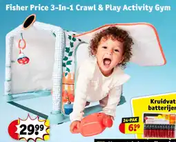 Kruidvat Fisher Price 3-In-1 Crawl & Play Activity Gym aanbieding
