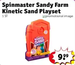 Kruidvat Spinmaster Sandy Farm Kinetic Sand Playset aanbieding