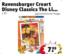 Kruidvat Ravensburger Creart Disney Classics The Lion King Schilderen Op Nummer aanbieding