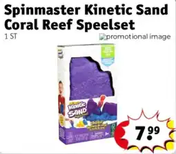 Kruidvat Spinmaster Kinetic Sand Coral Reef Speelset aanbieding