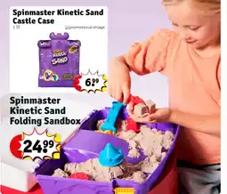 Kruidvat Spinmaster Kinetic Sand Folding Sandbox aanbieding