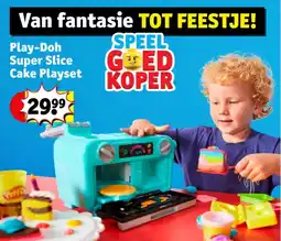 Kruidvat Play-Doh Super Slice Cake Playset aanbieding