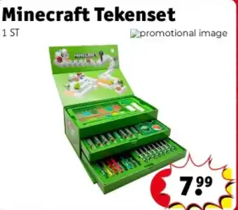 Kruidvat Minecraft Tekenset aanbieding