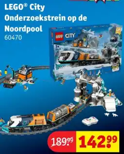 Kruidvat LEGO City Onderzoekstrein op de Noordpool aanbieding