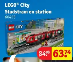 Kruidvat LEGO City Stadstram en station aanbieding