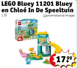 Kruidvat LEGO Bluey 11201 Bluey en Chloé In De Speeltuin aanbieding