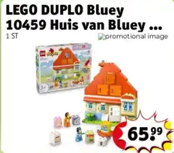 Kruidvat LEGO DUPLO Bluey 10459 Huis van Bluey en haar Familie met Geheugenspel aanbieding