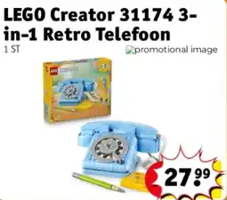 Kruidvat LEGO Creator 31174 3- in-1 Retro Telefoon aanbieding