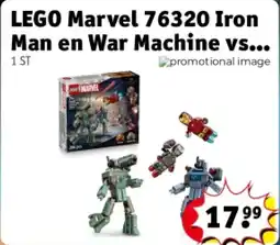 Kruidvat LEGO Marvel 76320 Iron Man en War Machine vs. Hammer Drones aanbieding