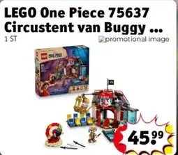 Kruidvat LEGO One Piece 75637 Circustent van Buggy de Clown aanbieding