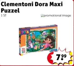 Kruidvat Clementoni Dora Maxi Puzzel aanbieding