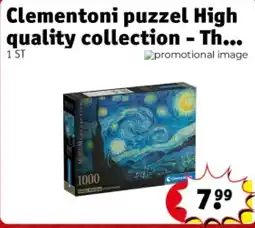 Kruidvat Clementoni puzzel High quality collection - The stary night 1000 stukjes aanbieding