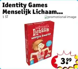 Kruidvat Identity Games Menselijk Lichaam Kwartet aanbieding