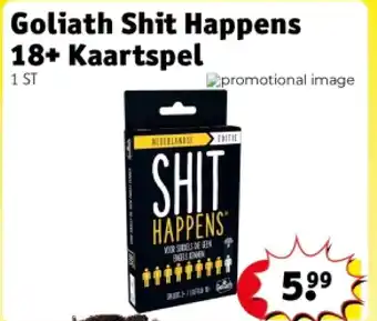 Kruidvat Goliath Shit Happens 18+ Kaartspel aanbieding