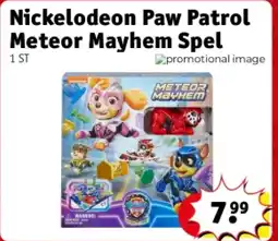 Kruidvat Nickelodeon Paw Patrol Meteor Mayhem Spel aanbieding