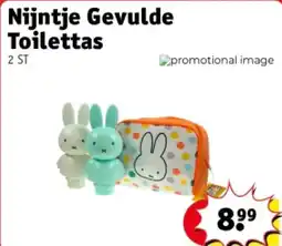 Kruidvat Nijntje Gevulde Toilettas aanbieding