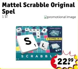 Kruidvat Mattel Scrabble Original Spel aanbieding
