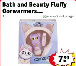 Kruidvat Bath and Beauty Fluffy Oorwarmers Geschenkset aanbieding