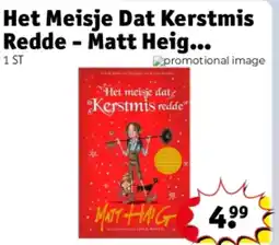 Kruidvat Het Meisje Dat Kerstmis Redde - Matt Heig Kinderboek aanbieding