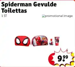 Kruidvat Spiderman Gevulde Toilettas aanbieding