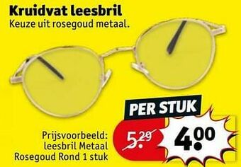 Kruidvat Kruidvat leesbril aanbieding