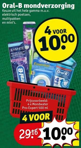 Kruidvat Mondwater pro-expert aanbieding