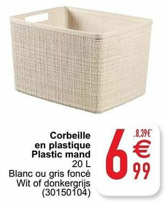 Cora Corbeille en plastique plastic mand aanbieding