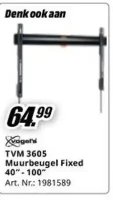 MediaMarkt TVM 3605 Muurbeugel Fixed aanbieding