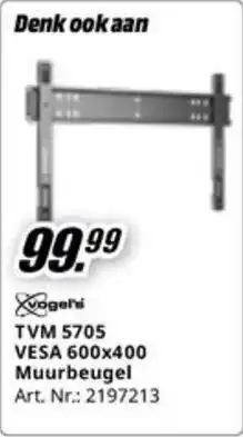 MediaMarkt TVM 5705 VESA 600x400 Muurbeugel aanbieding