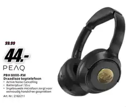 MediaMarkt Peaq PBH 8000-RW Draadloze koptelefoon aanbieding
