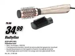 MediaMarkt BaByliss AS914PE Wit Föhnborstel aanbieding