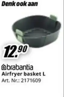 MediaMarkt brabantia Airfryer basket L aanbieding
